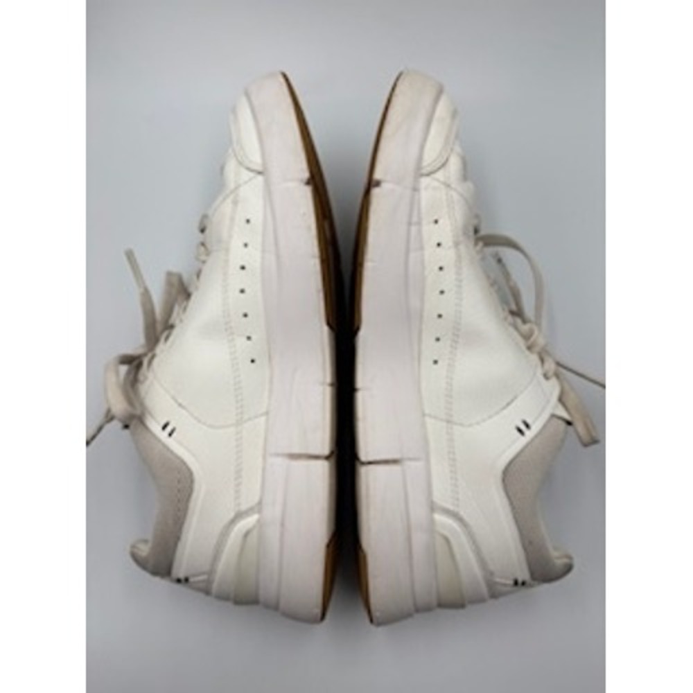 On Cloud THE ROGER Clubhouse White Leather Tennis Court Shoes Mens Size 8 - Picture 5 of 10
